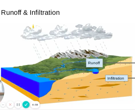 Learnt Biology Tutor Morgan P Teaches The Water Cycle Infiltration vs. Runoff